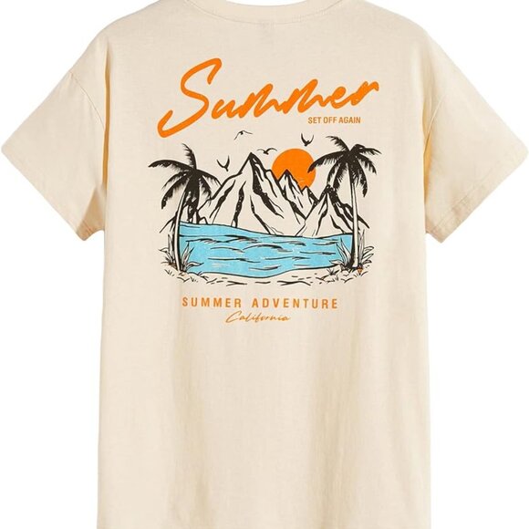 Men's Summer Graphic Tee - Picture 3 of 5